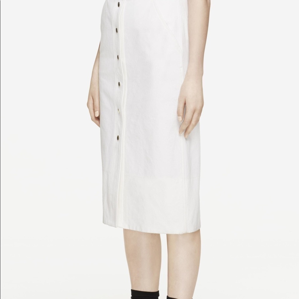Rag & Bone / Branson white button down skirt NWT … - image 2
